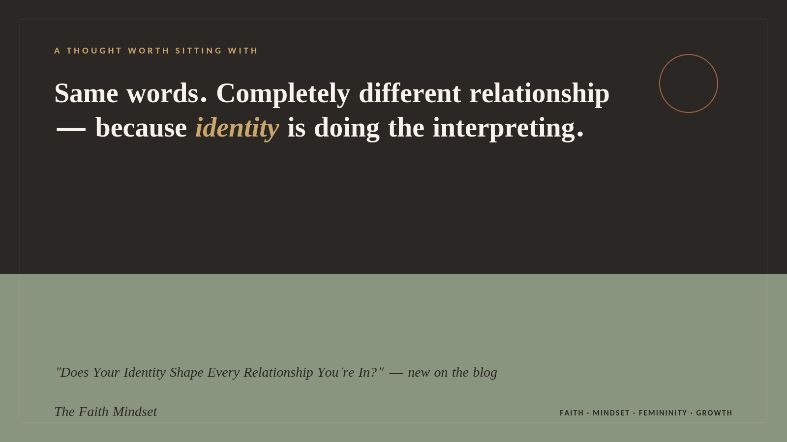 Loyalty to Your Old Identity is Killing Your Relationships